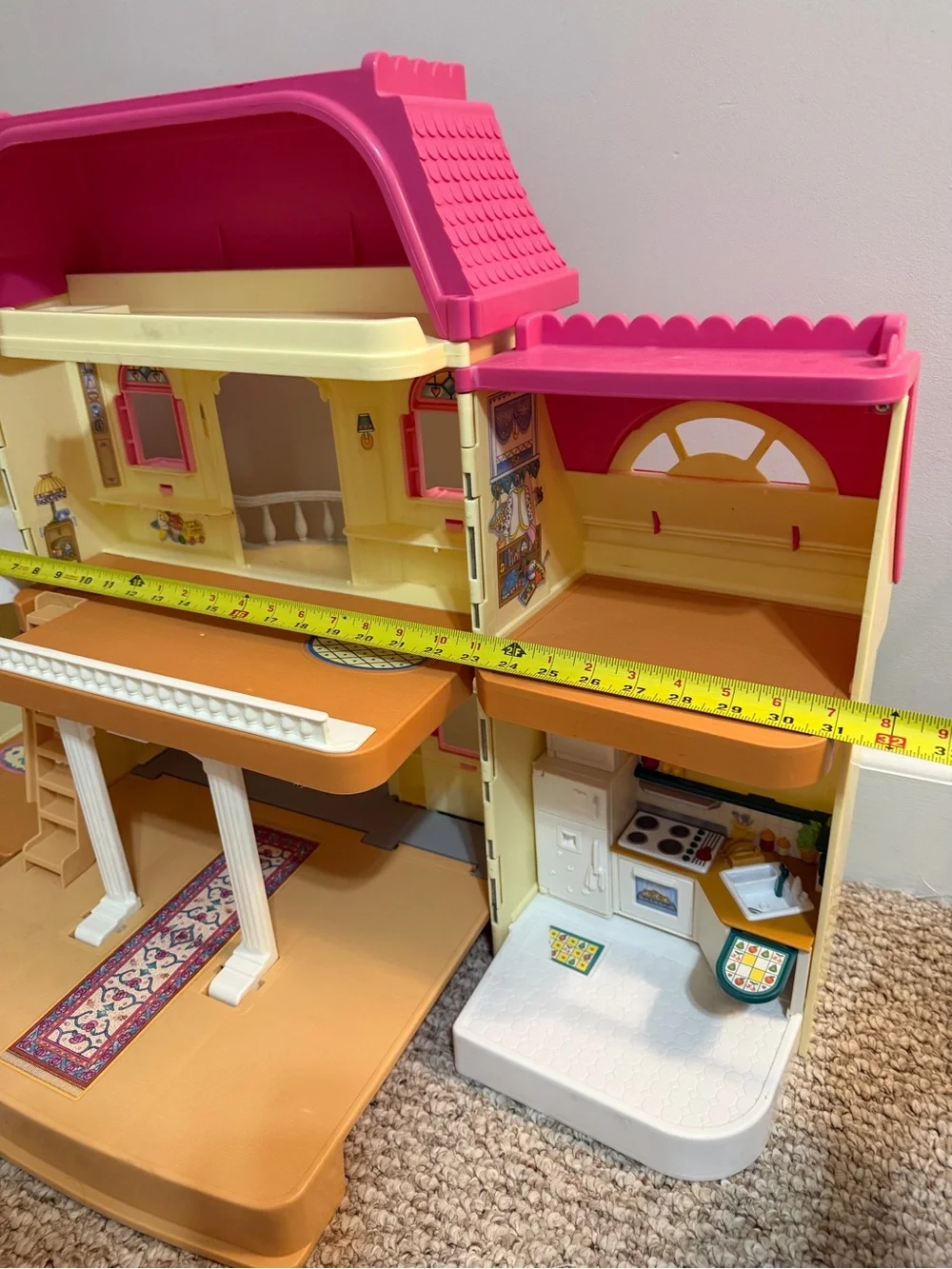 Vintage Fisher-Price Loving Family Grand Dollhouse 1997